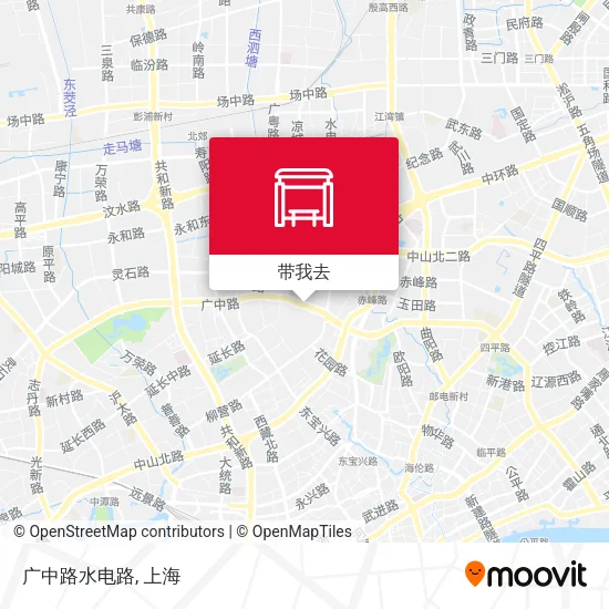 广中路水电路地图