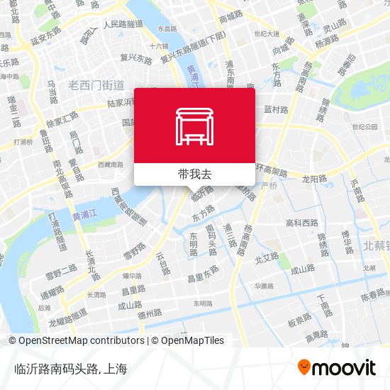 临沂路南码头路地图