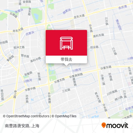 南曹路唐安路地图