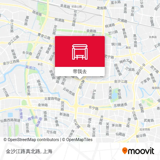 金沙江路真北路地图