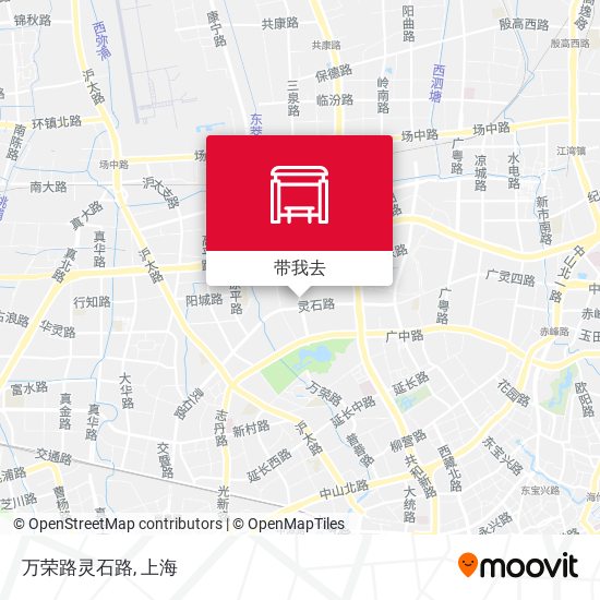 万荣路灵石路地图