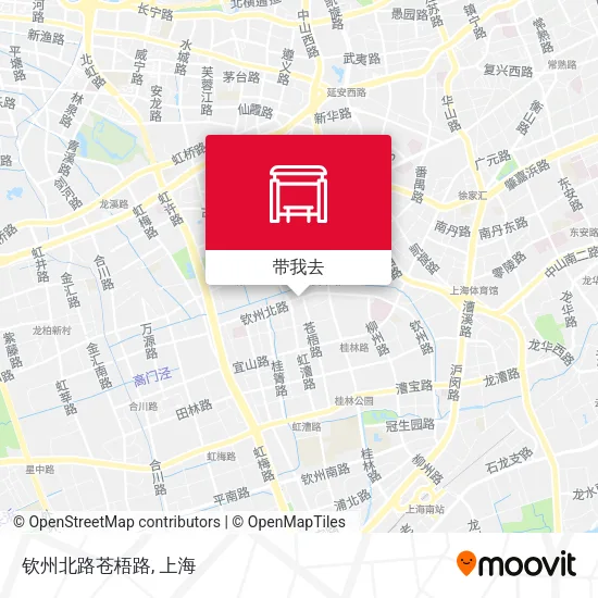 钦州北路苍梧路地图
