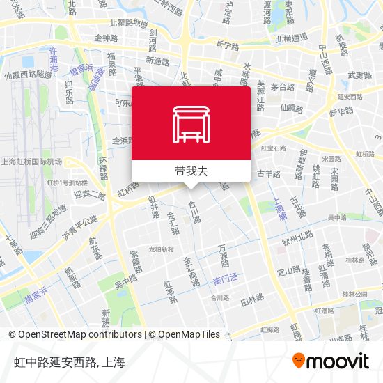 虹中路延安西路地图