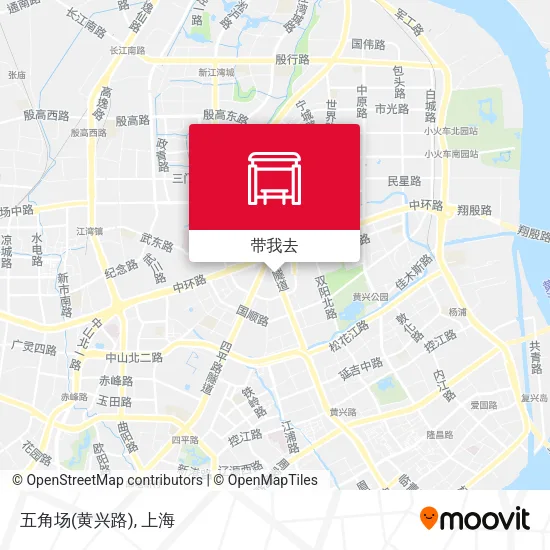 五角场(黄兴路)地图
