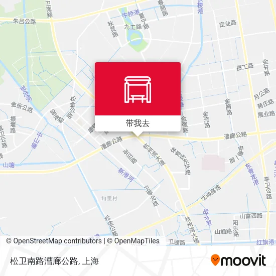 松卫南路漕廊公路地图