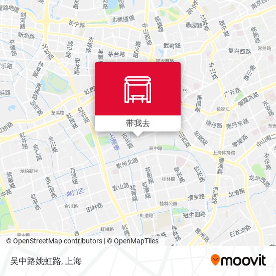吴中路姚虹路地图