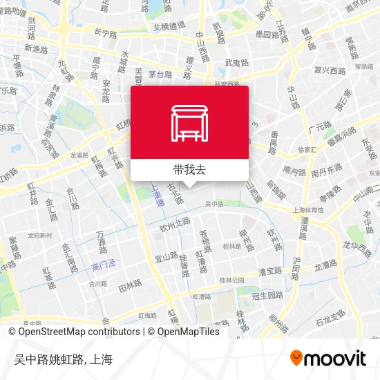吴中路姚虹路地图