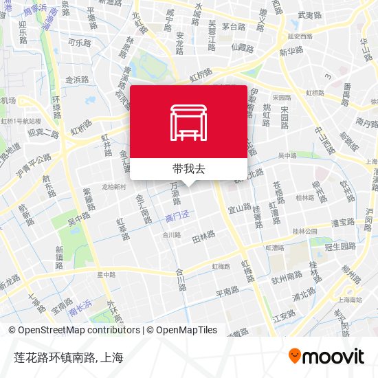 莲花路环镇南路地图