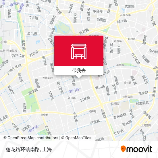 莲花路环镇南路地图