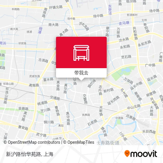 新沪路怡华苑路地图