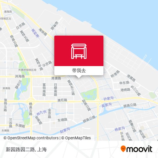 新园路园二路地图