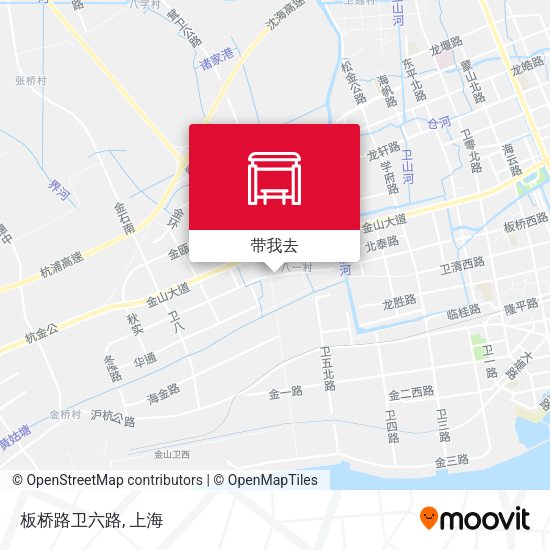 板桥路卫六路地图