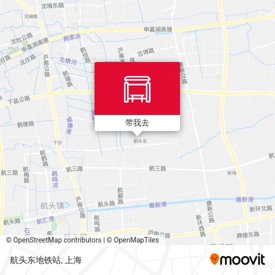 航头东地铁站地图