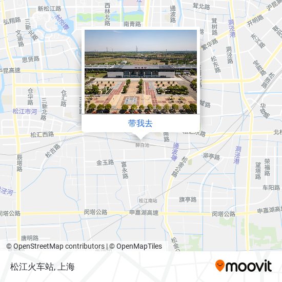 松江火车站地图