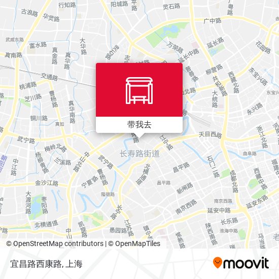 宜昌路西康路地图