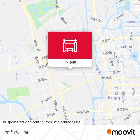 文吉路地图