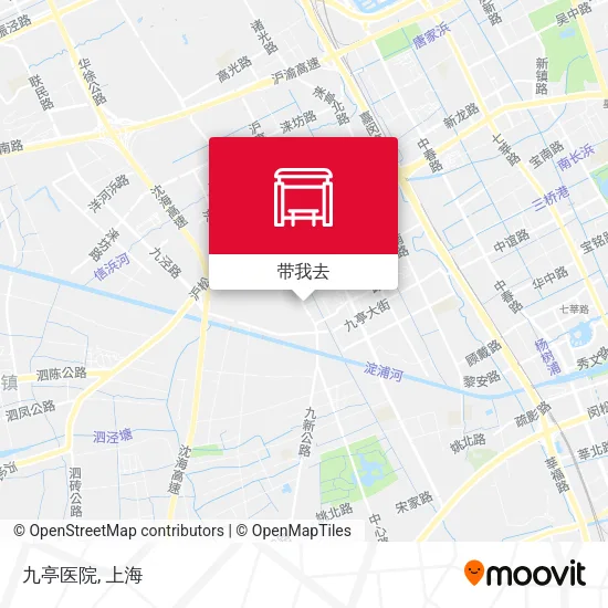 九亭医院地图
