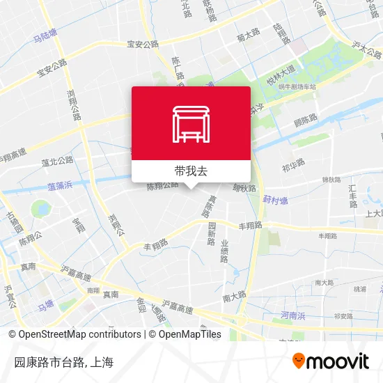 园康路市台路地图