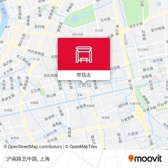 沪南路北中路地图