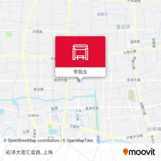 崧泽大道汇金路地图