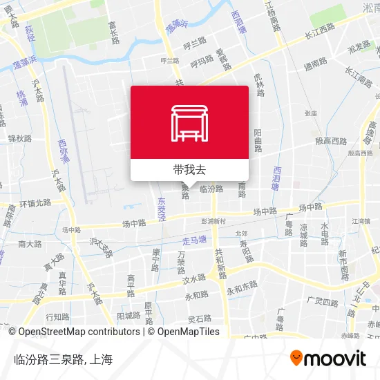 临汾路三泉路地图