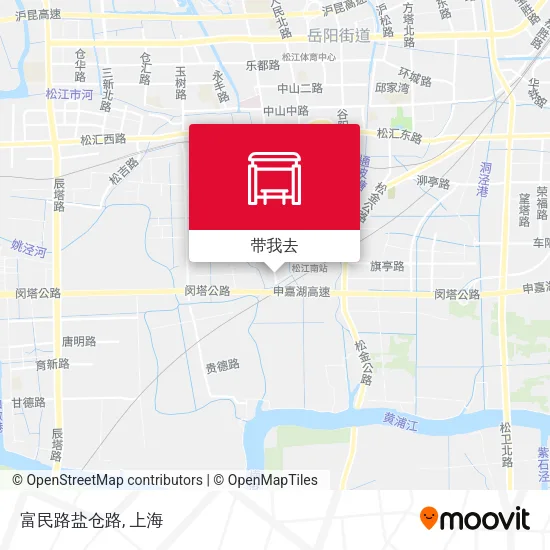 富民路盐仓路地图