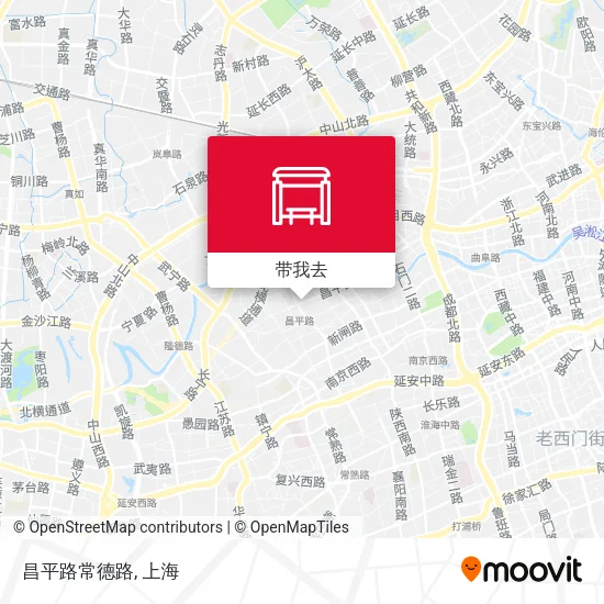 昌平路常德路地图