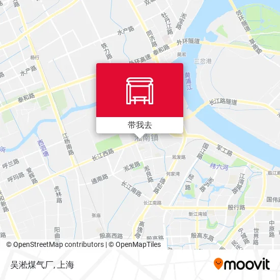 吴淞煤气厂地图