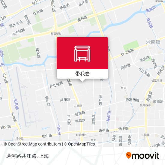 通河路共江路地图