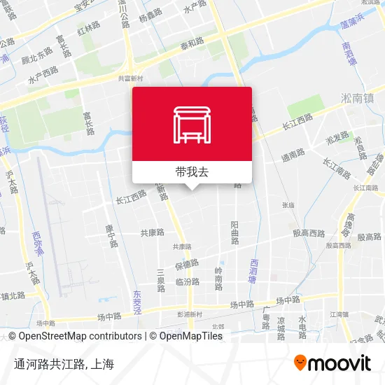 通河路共江路地图