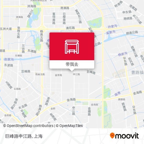 巨峰路申江路地图