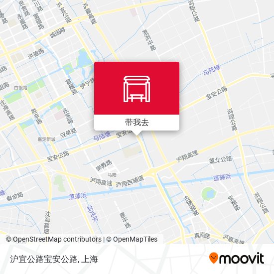 沪宜公路宝安公路地图