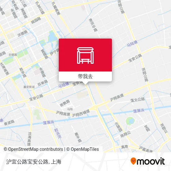 沪宜公路宝安公路地图