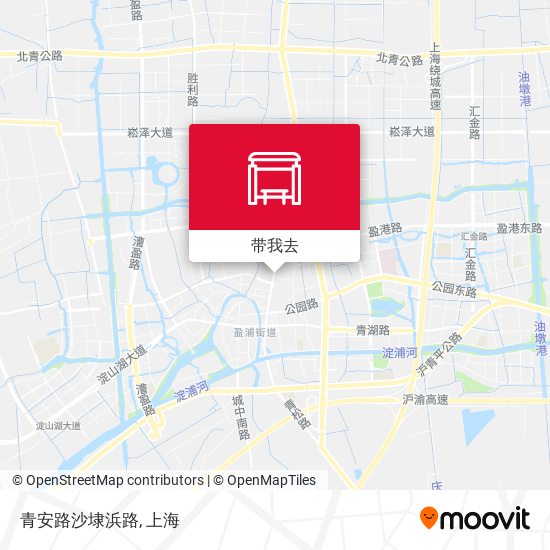 青安路沙埭浜路地图
