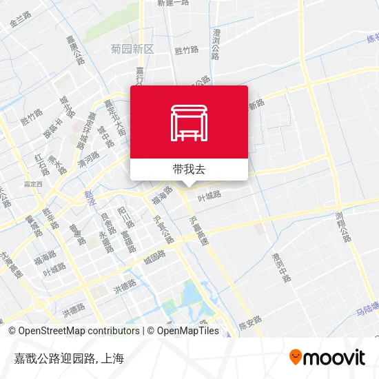 嘉戬公路迎园路地图