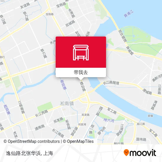 逸仙路北张华浜地图