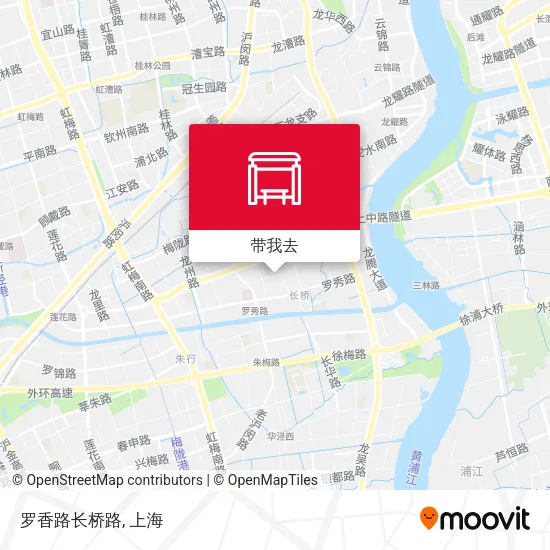 罗香路长桥路地图