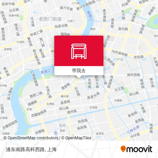 浦东南路高科西路地图