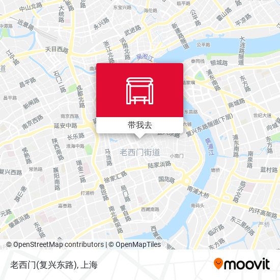 老西门(复兴东路)地图