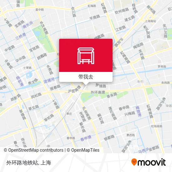 外环路地铁站地图