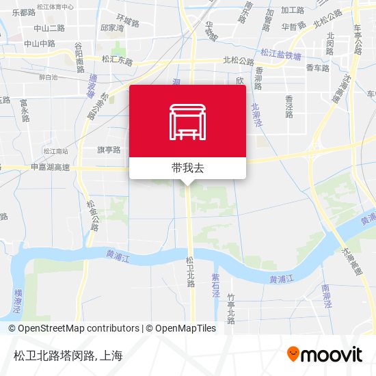 松卫北路塔闵路地图