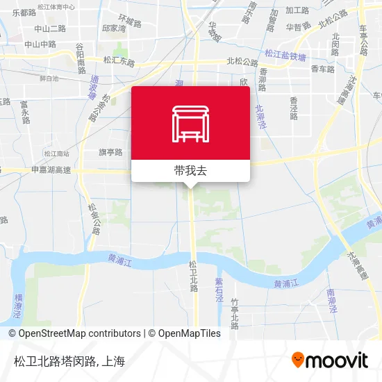 松卫北路塔闵路地图