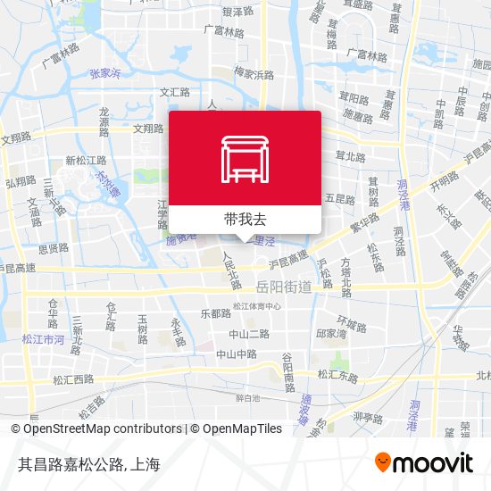 其昌路嘉松公路地图