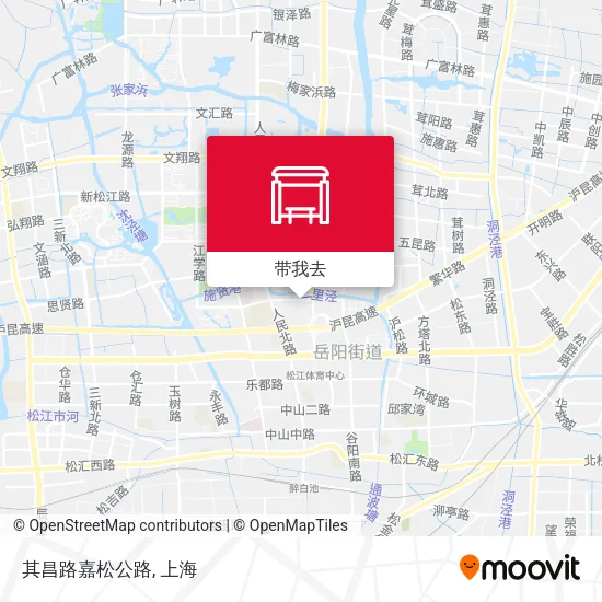 其昌路嘉松公路地图