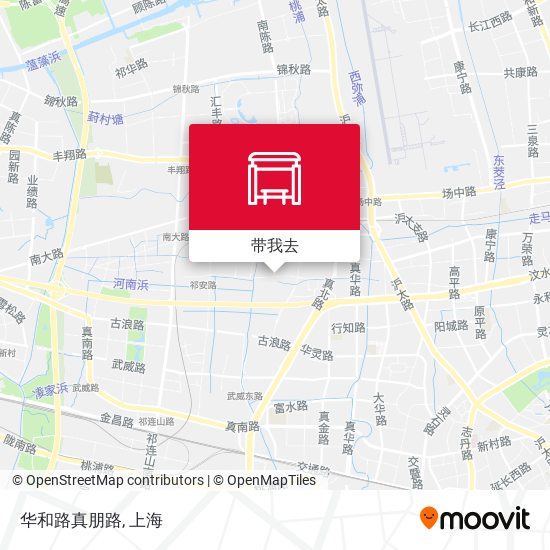 华和路真朋路地图