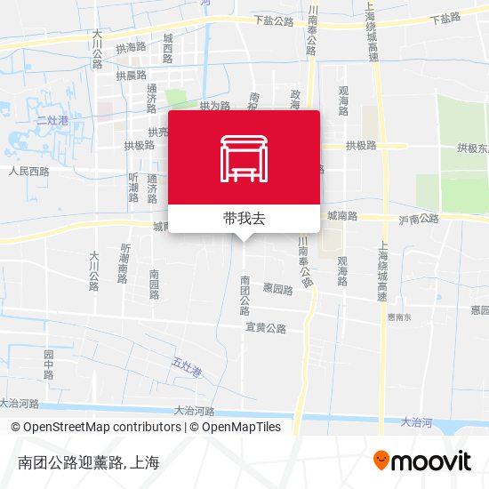 南团公路迎薰路地图