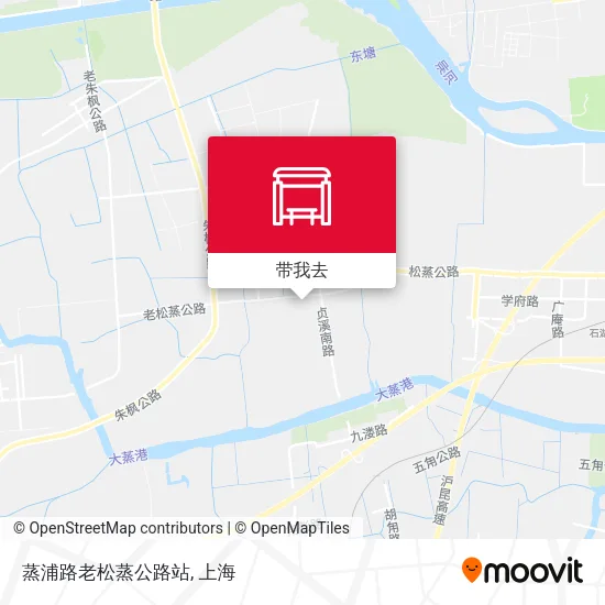 蒸浦路老松蒸公路站地图