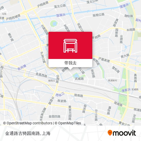 金通路古猗园南路地图