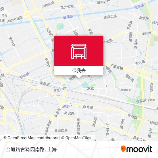 金通路古猗园南路地图