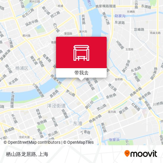 栖山路龙居路地图